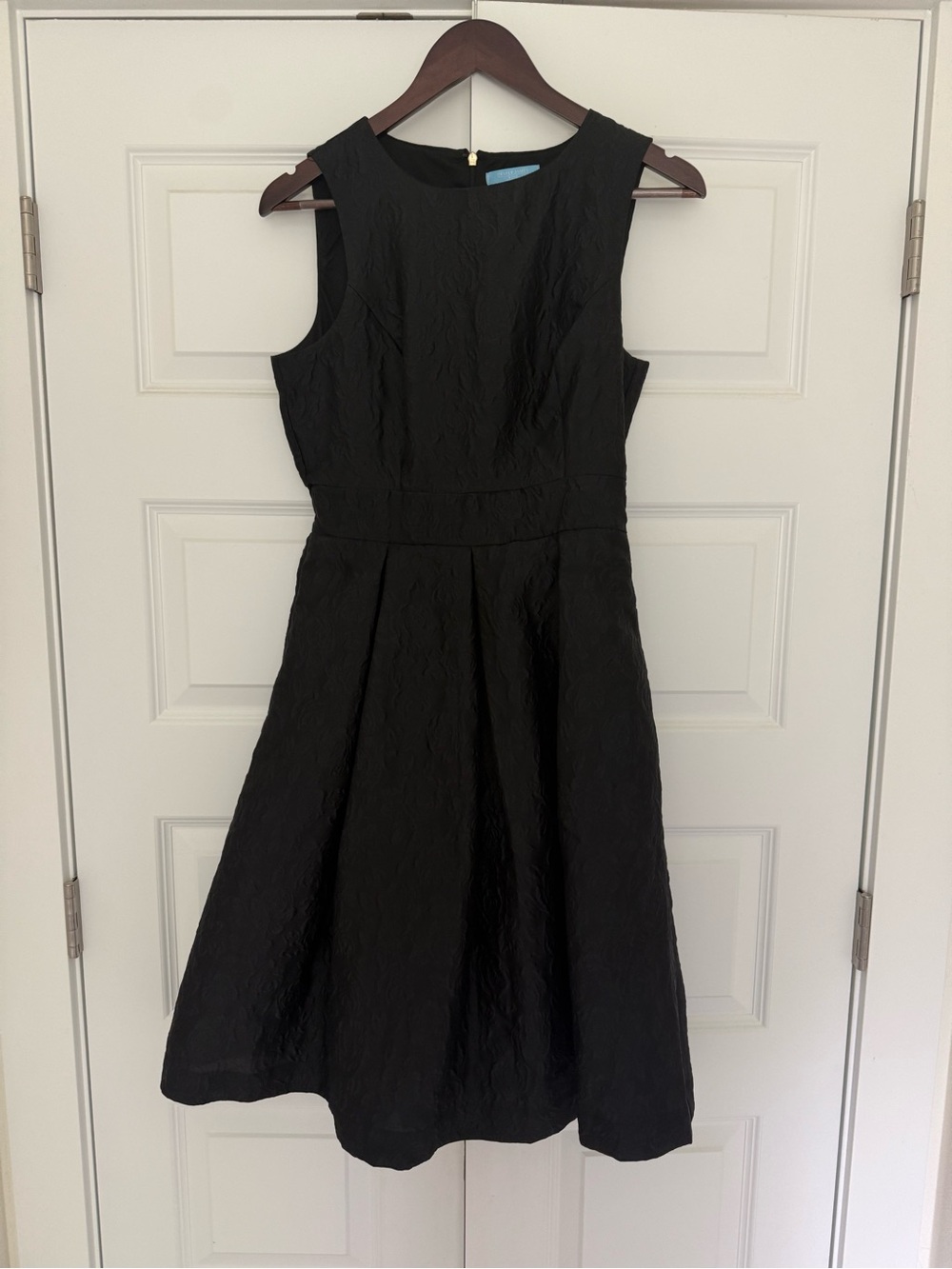 Classic Black Sleeveless Fit-and-Flare Dress